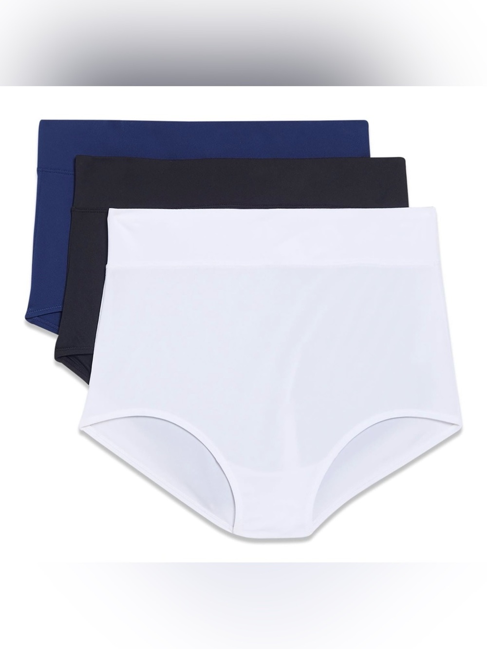 Warners Blissful Benefits by Warner's No Muffin Top Brief Panties 3PK~5XL